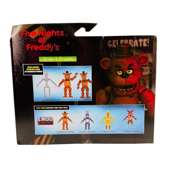 Five Nights at Freddy's 6-Inch Endo-Series Collector Figure: Endo-1 Freddy NIB - Picture 3 of 6